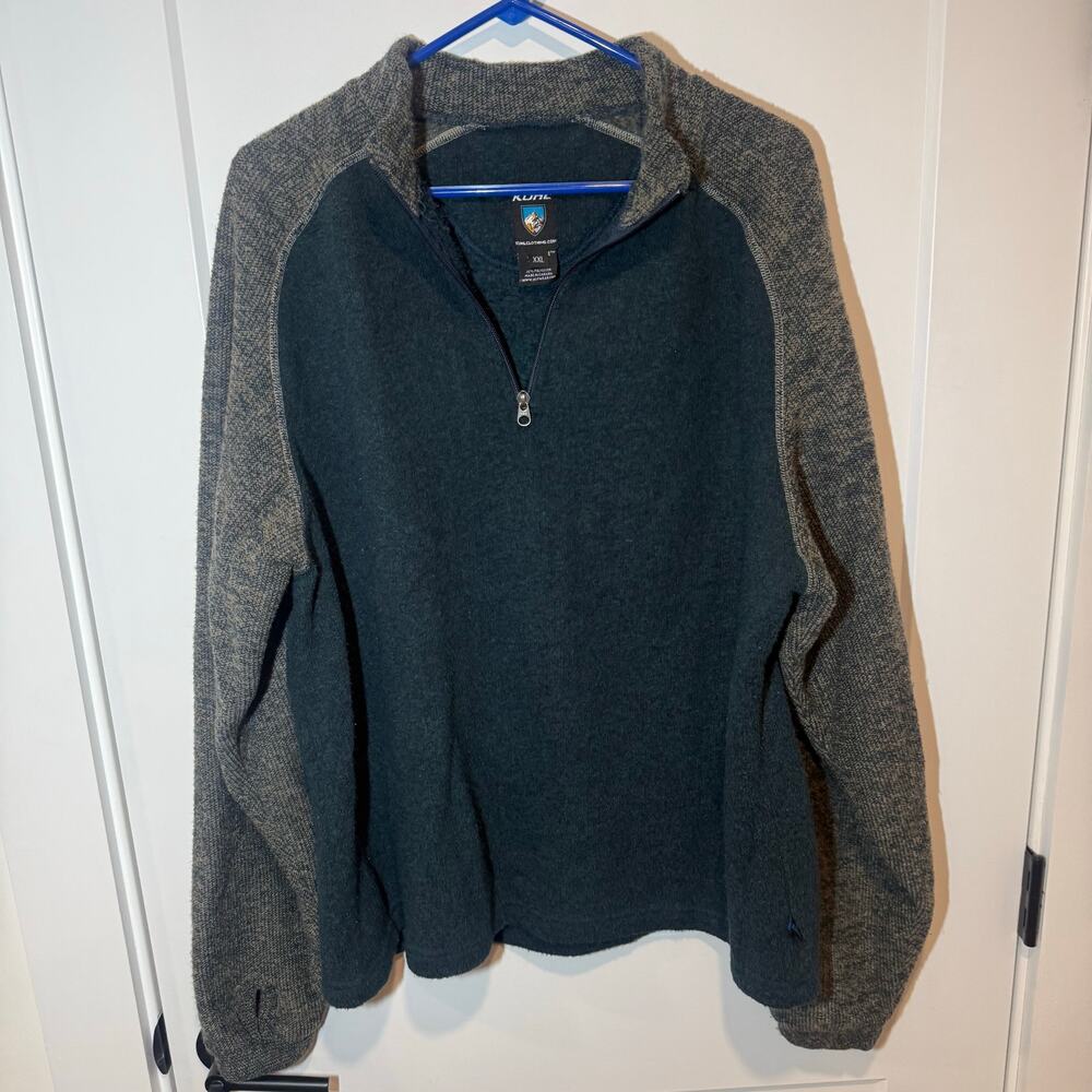 Kuhl Alfpaca 1/4 Zip Casual Outdoor Hiking Pullover Fleece. Rugged, Outerwear.
